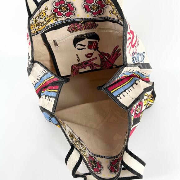 Brighton Queen of Love canvas tote bag NWT - Picture 5 of 10